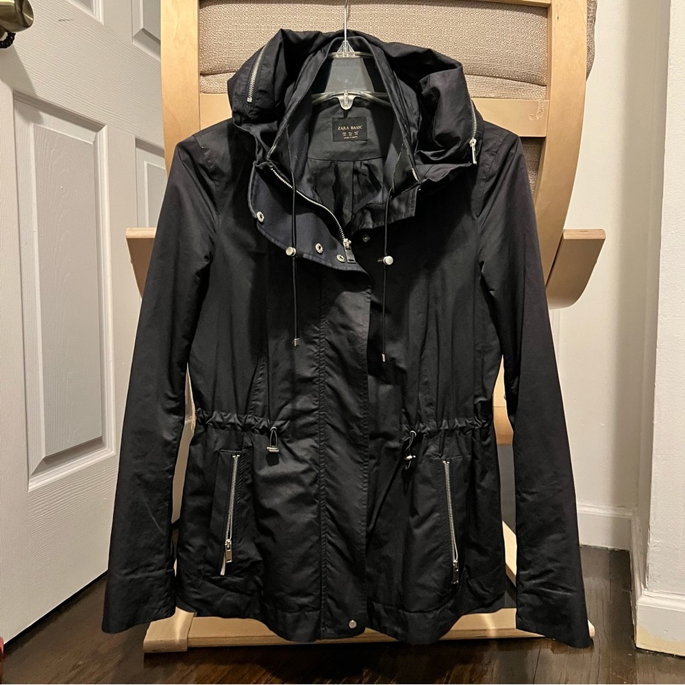 Zara Windbreaker Jacket (with foldaway hood)